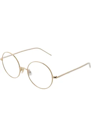 HUGO BOSS Femme, Accessoires, Jaune, Taille: ONE Size Montures Optiques Femmes Or Style Rond