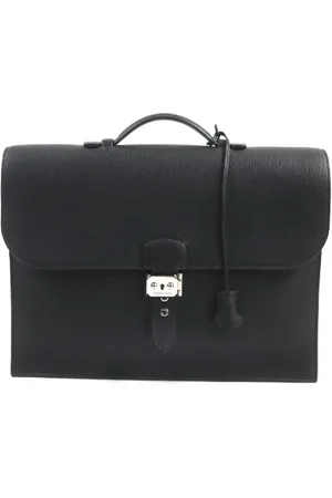 Hermès Femme, Pre-owned, Noir, Taille: ONE Size Pre-owned Cuir sacs-main