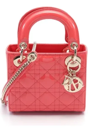 Dior Femme, Pre-owned, Rouge, Taille: ONE Size Pre-owned Cuir sacs-dior