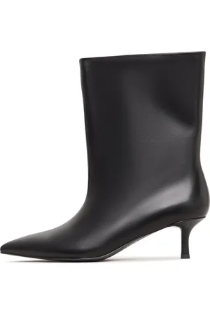 CESARE GASPARI Femme, Chaussures, Noir, Taille: 39 EU Bottines à Talon Chaton Regina - Noir