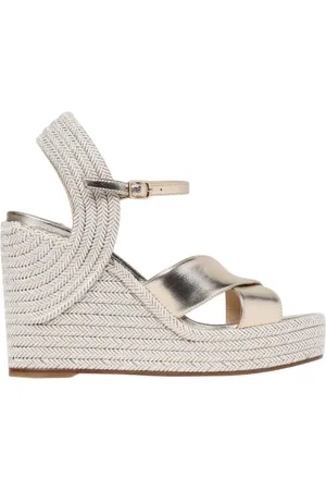 Jimmy Choo Femme, Chaussures, , Taille: 40 EU Champagne Espadrille Wedges
