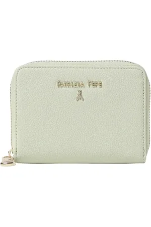 Patrizia Pepe Femme, Accessoires, Vert, Taille: ONE Size Portefeuille en cuir de luxe