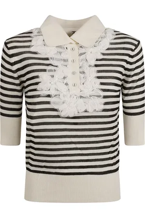 ERMANNO SCERVINO Femme, Tops, Multicolore, Taille: 40 FR Collection de Polos Élégants