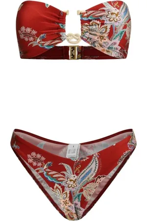 ZIMMERMANN Femme, Maillots de bain, Multicolore, Taille: 38 FR Maillot de bain Rhiannon Knot