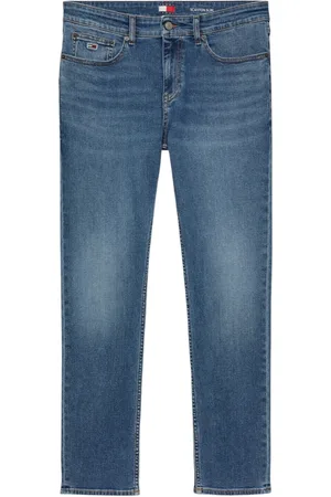 Tommy Hilfiger Homme, Jeans, Bleu, Taille: W34 L32 Jean Stretch Bleu Fermeture Éclair