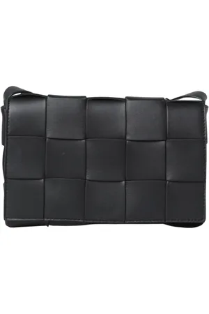 Bottega Veneta Femme, Sacs, Noir, Taille: ONE Size Sac à Bandoulière en Cuir Tressé Vert