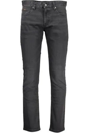HUGO BOSS Homme, Jeans, Noir, Taille: W30 L32 Jean Slim Effet Lavé