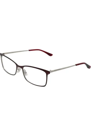 HUGO BOSS Femme, Accessoires, Brun, Taille: ONE Size Bordeaux Femmes Montures Optiques Rectangulaires