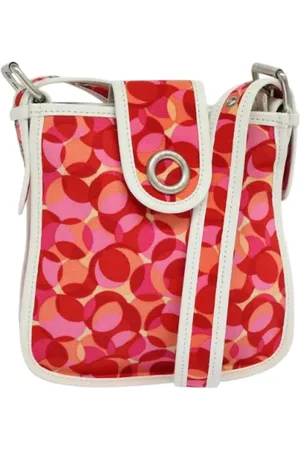Céline Femme, Pre-owned, Rouge, Taille: ONE Size Pre-owned Toile sacs-celine