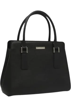 Burberry Femme, Pre-owned, Noir, Taille: ONE Size Pre-owned Cuir sacs-main