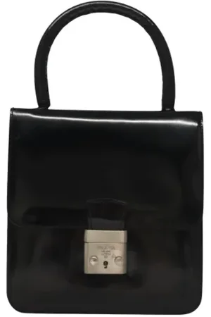 Prada Femme, Pre-owned, Bleu, Taille: ONE Size Pre-owned Cuir sacs-prada
