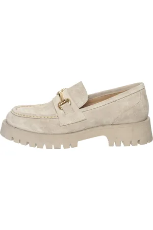 CESARE GASPARI Femme, Chaussures, , Taille: 40 EU Luxe Glide Gold-Bit Mocassins Josephine