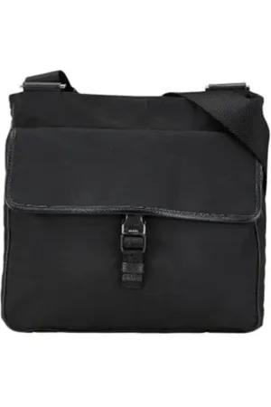 Prada Femme, Pre-owned, Noir, Taille: ONE Size Pre-owned Nylon sacs-prada