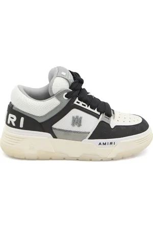 AMIRI Homme, Chaussures, Noir, Taille: 45 EU Baskets Noir avec Logo Patch