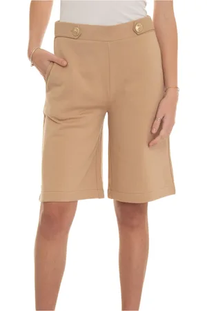 FAY Femme, Shorts, , Taille: 38 FR Bermuda Long en Molleton de Coton