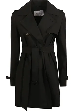 Max Mara Femme, Manteaux, Noir, Taille: 38 FR Manteaux Noirs Landa pour Femmes