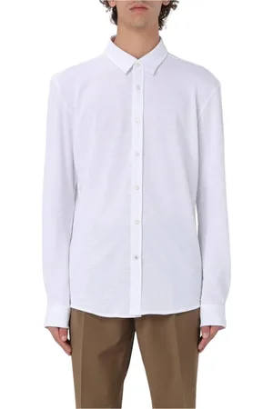 HUGO BOSS Homme, Chemises, Blanc, Taille: XL Chemise Blanche Classique Texturée