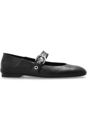 Stuart Weitzman Femme, Chaussures, Noir, Taille: 37 1/2 EU Ballerina Flats Mary Jane