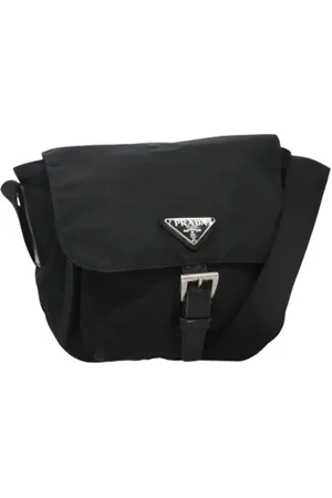 Prada Femme, Pre-owned, Noir, Taille: ONE Size Pre-owned Nylon sacs-prada