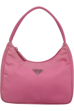 Prada Femme, Pre-owned, Rose, Taille: ONE Size Pre-owned Nylon sacs-prada