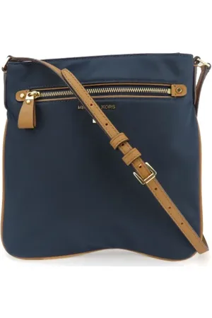 Michael Kors Femme, Pre-owned, Bleu, Taille: ONE Size Pre-owned Toile sacs-bandouliere
