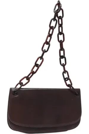 Prada Femme, Pre-owned, Brun, Taille: ONE Size Pre-owned Cuir sacs-prada