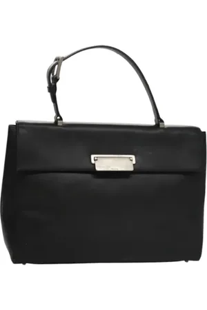 Prada Femme, Pre-owned, Noir, Taille: ONE Size Pre-owned Cuir sacs-main