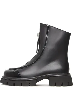 CESARE GASPARI Femme, Chaussures, Noir, Taille: 39 EU Chunky Bottines à Zip Jaq - Noir