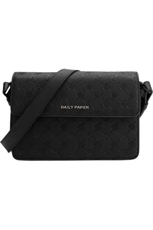 Daily paper Femme, Sacs, Noir, Taille: ONE Size Sac à bandoulière monogramme en relief