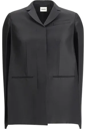 Khaite Femme, Vestes, Noir, Taille: 38 FR Elegant Crittan Jacket