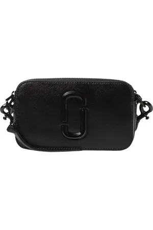 Marc Jacobs Femme, Sacs, Noir, Taille: ONE Size Mini Sac Noir en Similicuir Saffiano