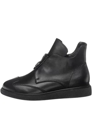 CESARE GASPARI Femme, Chaussures, Noir, Taille: 36 EU Chaussures Cheville Slip-On Modernes - Noires