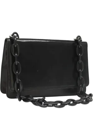 Prada Femme, Pre-owned, Noir, Taille: ONE Size Pre-owned Cuir sacs-prada