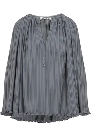 Lanvin Femme, Blouses et Chemises, Gris, Taille: 38 FR Chemise Grise Élégante Femme