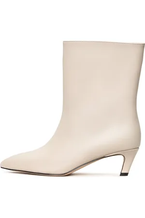 CESARE GASPARI Femme, Chaussures, , Taille: 40 EU Kitten Heel Bottines Dolly - Blanc