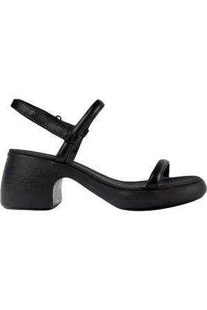 Camper Femme, Chaussures, Noir, Taille: 38 EU Sandales à Talon Bloc Noires