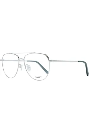 Bally Unisex, Accessoires, Gris, Taille: ONE Size Lunettes Optiques Aviateur Argent