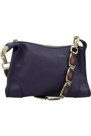 Céline Femme, Pre-owned, Violet, Taille: ONE Size Pre-owned Cuir sacs-celine