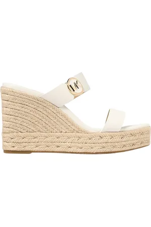 Michael Kors Femme, Chaussures, Blanc, Taille: 37 1/2 EU Mocassins en cuir noir