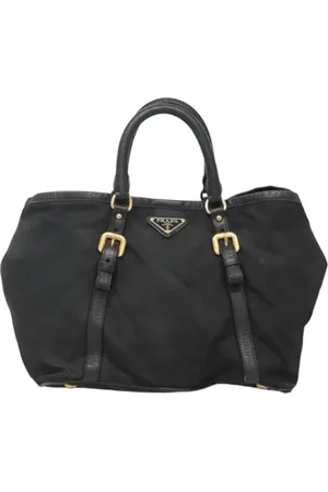 Prada Femme, Pre-owned, Noir, Taille: ONE Size Pre-owned Nylon sacs-prada