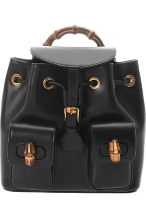 Gucci Femme, Pre-owned, Noir, Taille: ONE Size Pre-owned Cuir sacs-gucci
