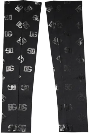Dolce & Gabbana Femme, Accessoires, Noir, Taille: ONE Size Manches Logo Monogramme en Laine