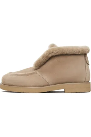 CESARE GASPARI Femme, Chaussures, , Taille: 37 EU Bottes Confortables en Daim et Fourrure Gerda
