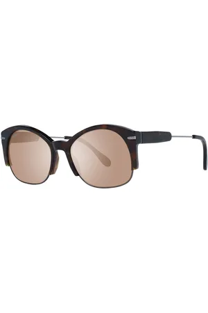 Serengeti Unisex, Accessoires, Brun, Taille: ONE Size Lunettes de Soleil Unisexes Marron Polarisées Rondes