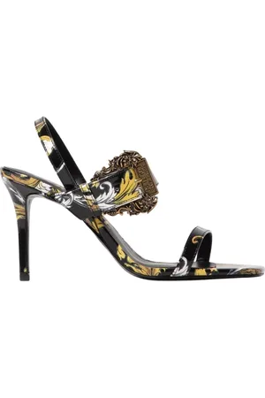 VERSACE Femme, Chaussures, Multicolore, Taille: 40 EU Sandales à Imprimé Baroque