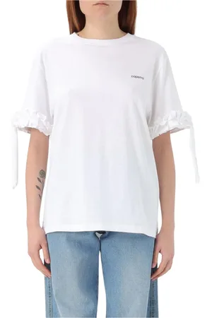 COPERNI Femme, Tops, Blanc, Taille: 38 FR T-shirt col rond blanc