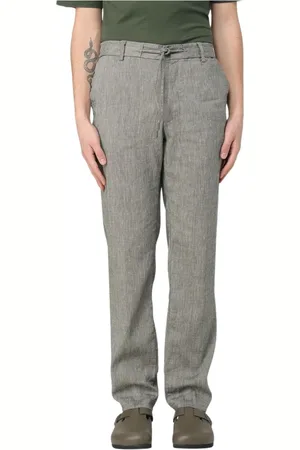 HUGO BOSS Homme, Pantalons, Gris, Taille: M Pantalon Casual en Lin Beige