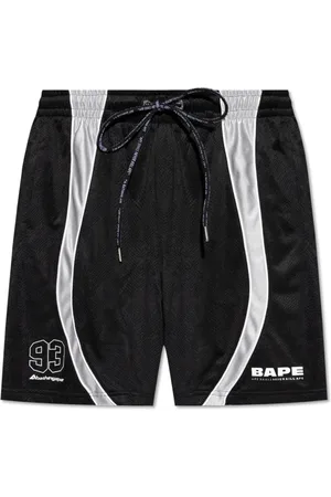A Bathing Ape Homme, Shorts, Noir, Taille: L Shorts avec logo imprimé