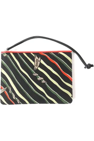 Loewe Femme, Pre-owned, Multicolore, Taille: ONE Size Pre-owned Toile pochettes-minaudieres