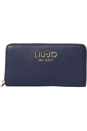 Liu Jo Femme, Accessoires, Bleu, Taille: ONE Size Portefeuille Zip Around Bleu Élégant